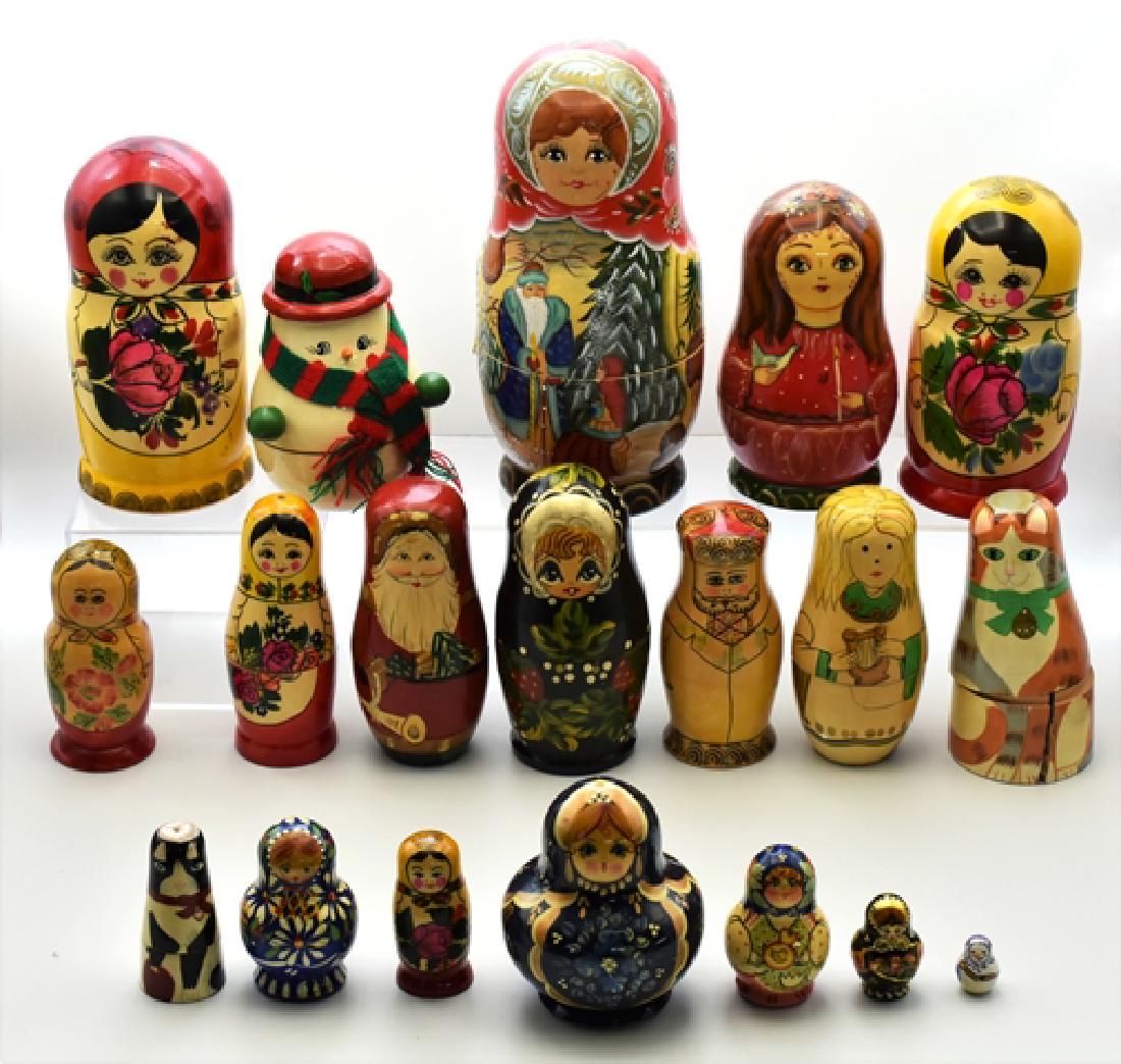 Collection of Wood Nested Dolls (1 of 1)