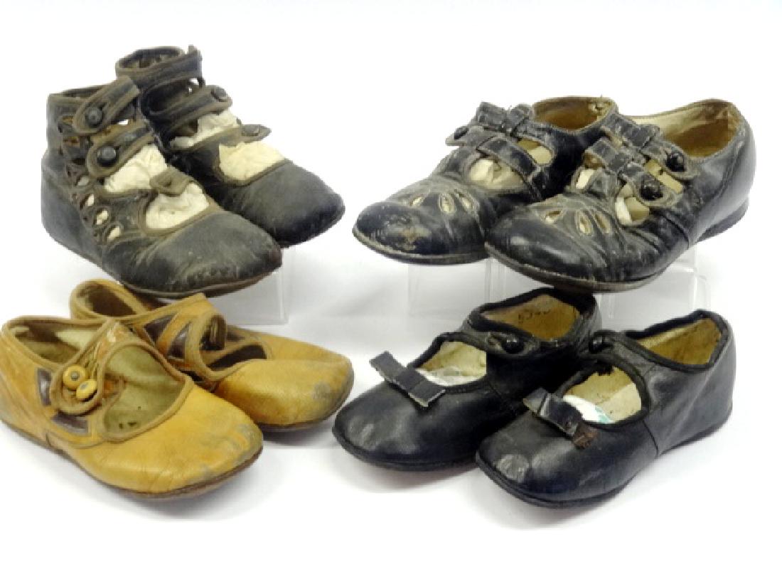 Four Pairs of Childs Button Shoes (1 of 1)