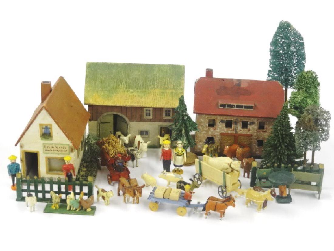 German Erzgebirge Backermeister Farm with Accessories (1 of 1)