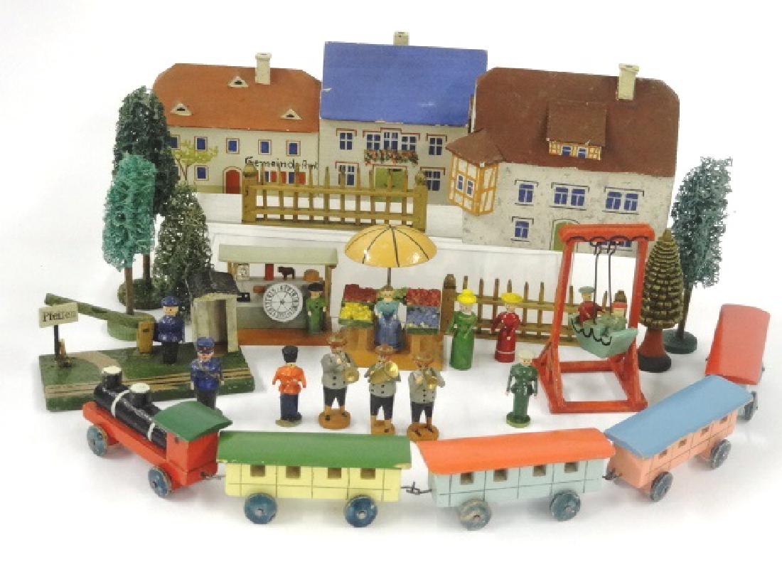 German Erzgebirge Town Scene With Fair and Accessories (1 of 1)