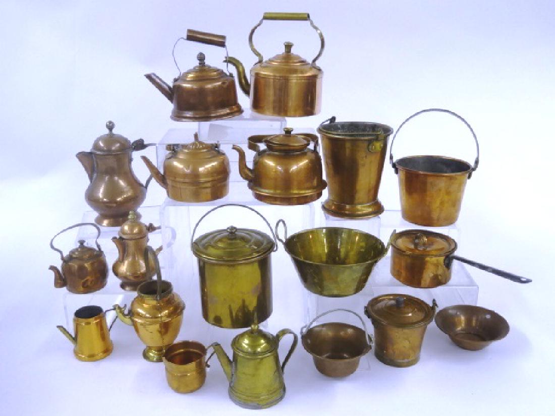 Vintage Doll Copper Accessories Miniatures (1 of 1)