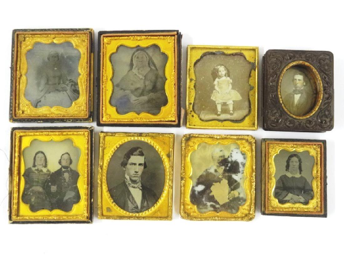 Antique Ormolu Frames with Tintype & Ambrotype Photos (1 of 1)