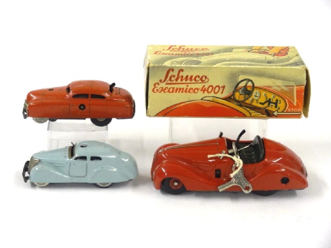 Three Schuco Wind-up Cars (1 of 1)