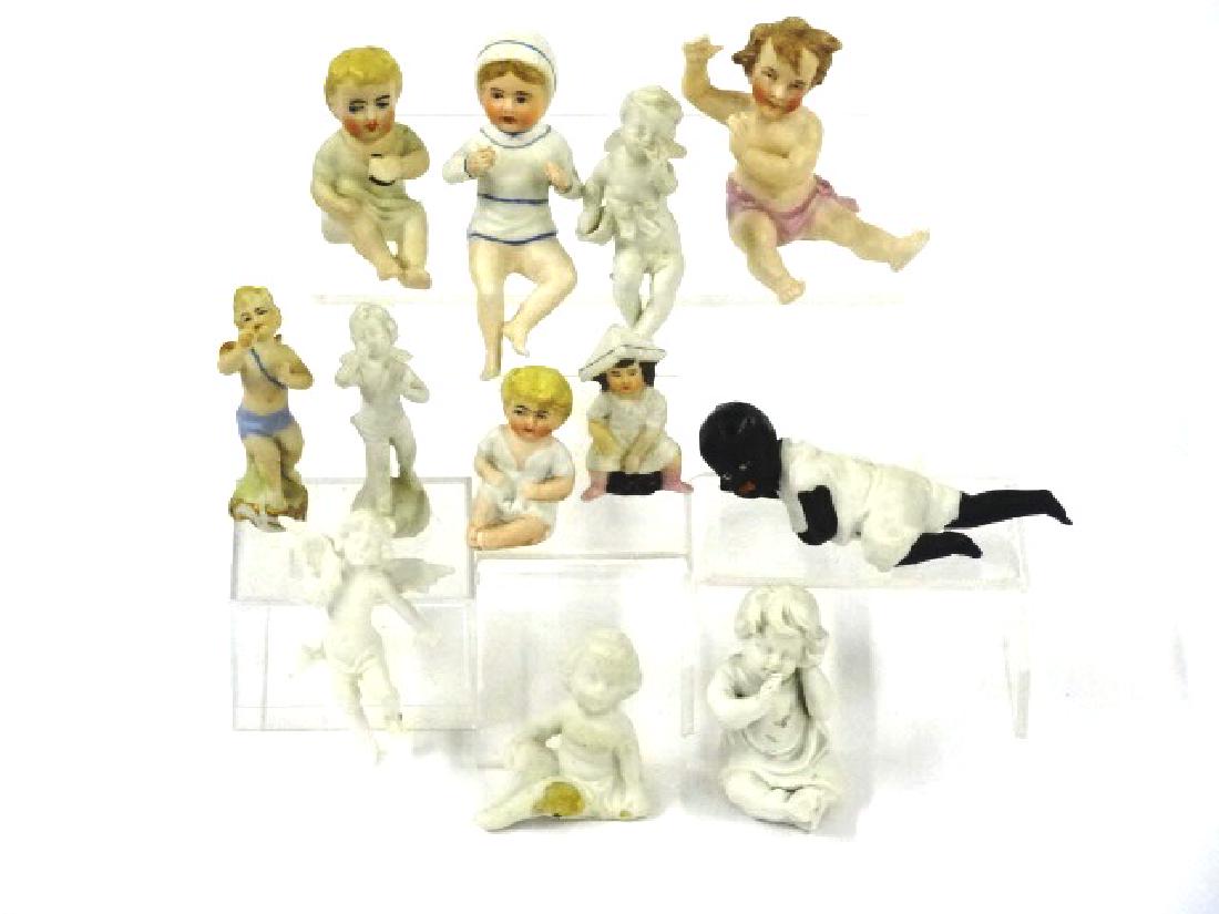 Antique Bisque Dollhouse Babies Miniatures (1 of 1)