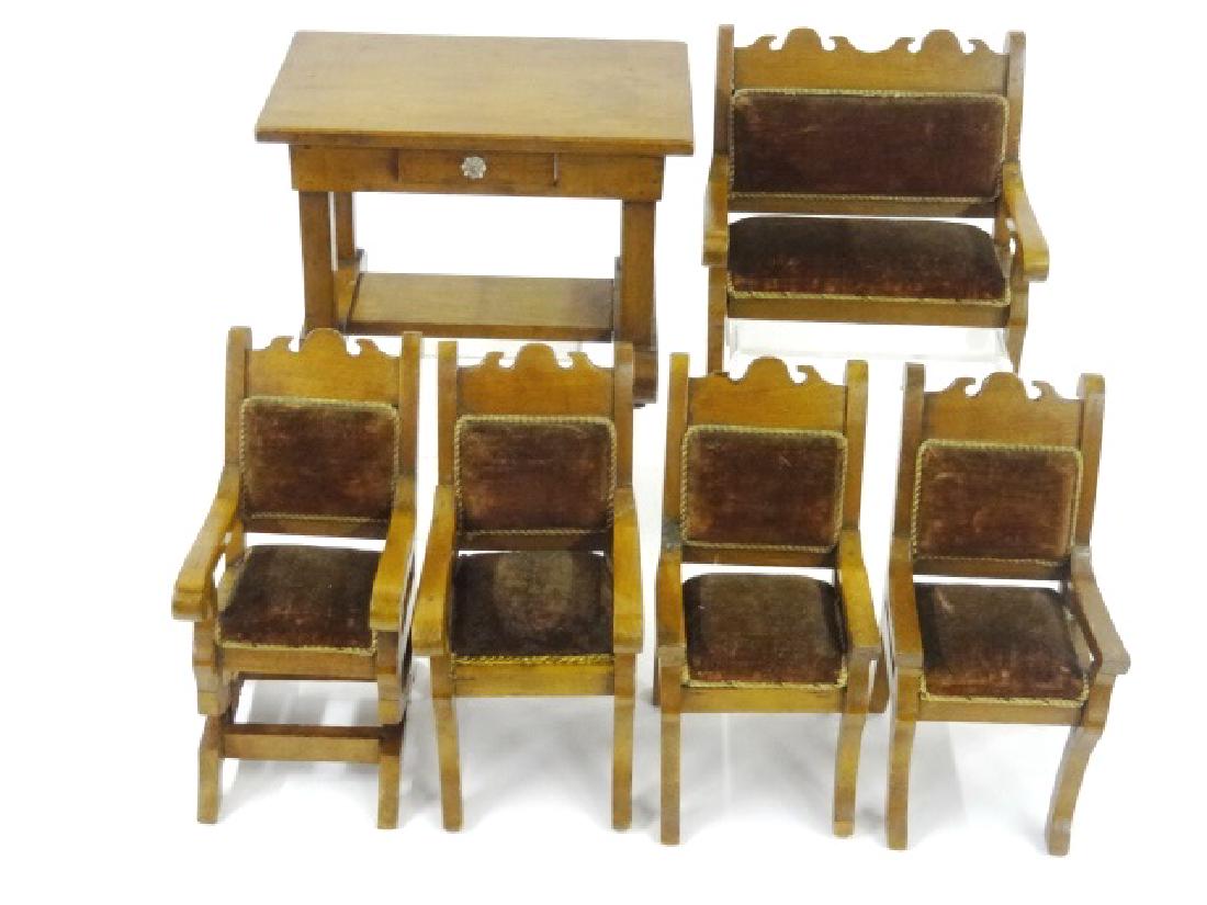 Antique German Doll Parlor Suite Of Furniture (1 of 1)