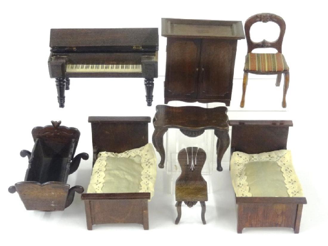 Antique German Dollhouse Furniture Miniatures (1 of 1)
