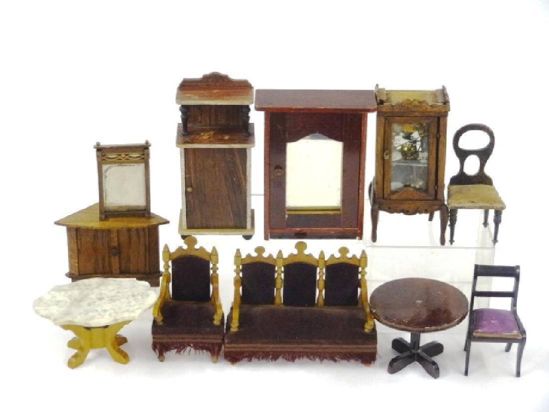Antique German Dollhouse Furniture Miniatures (1 of 1)