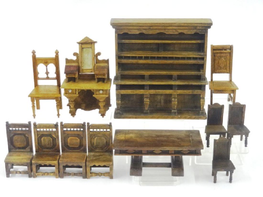 Antique German Renaissance Revival Dollhouse Furniture (1 of 1)