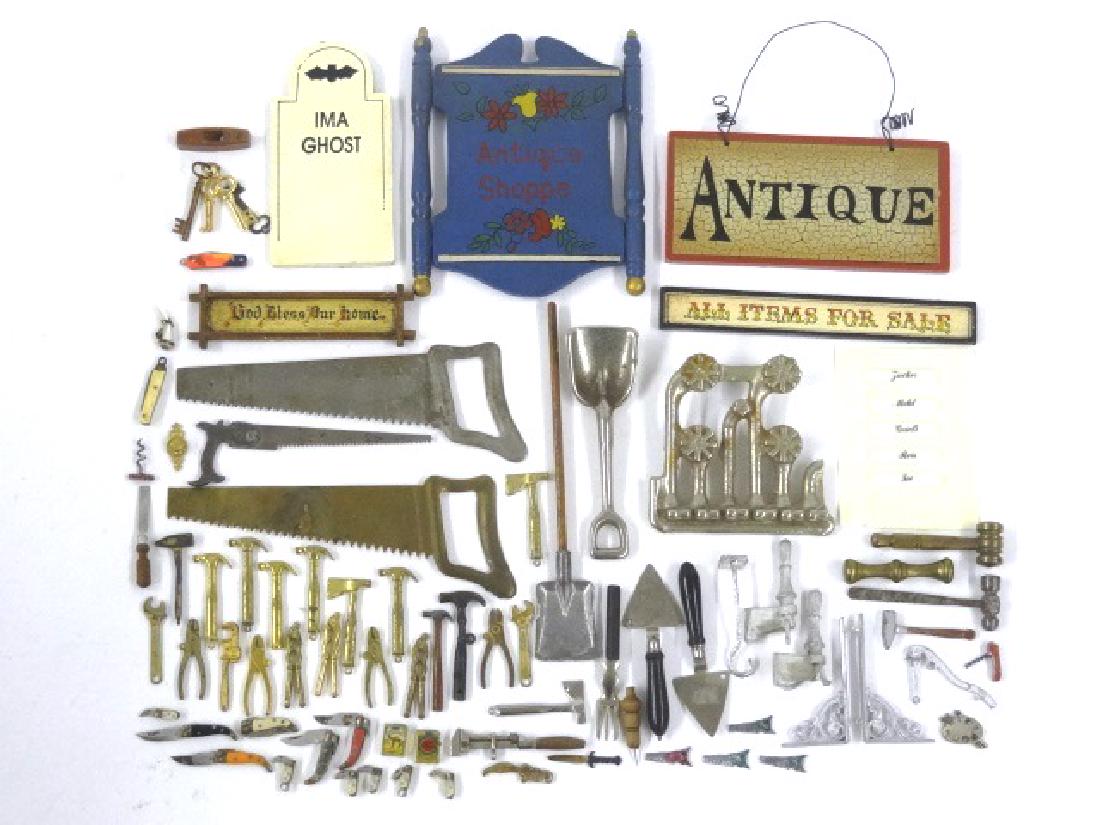 George Schlosser Sign, Signs & Dollhouse Tools (1 of 1)
