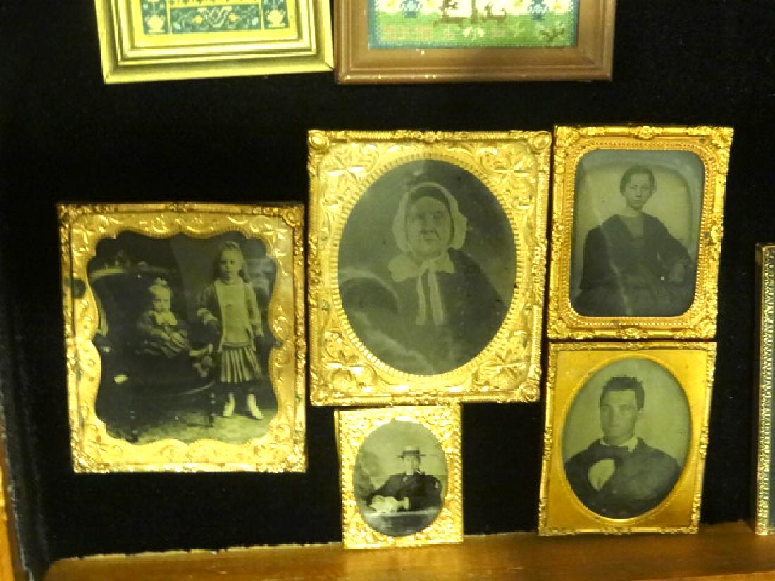 Five Antique Ormolu Picture Frames Miniatures (1 of 1)