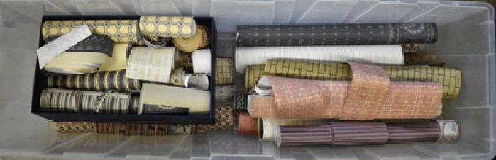 Large Group of German Dollhouse Wallpaper (1 of 1)