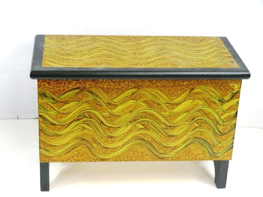 Grain Painted Doll Blanket Chest (1 of 1)