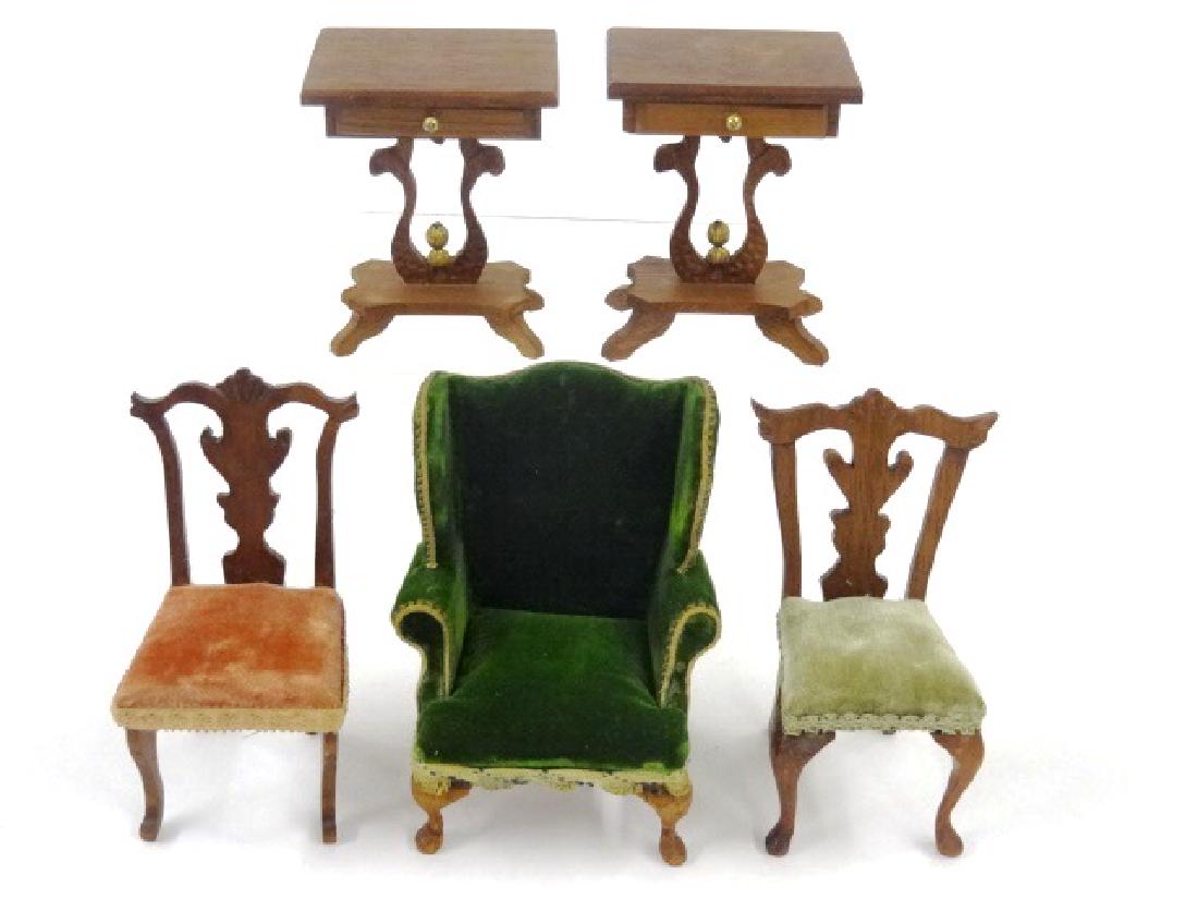 Vintage Mell Prescott Dollhouse Parlor Furniture (1 of 1)