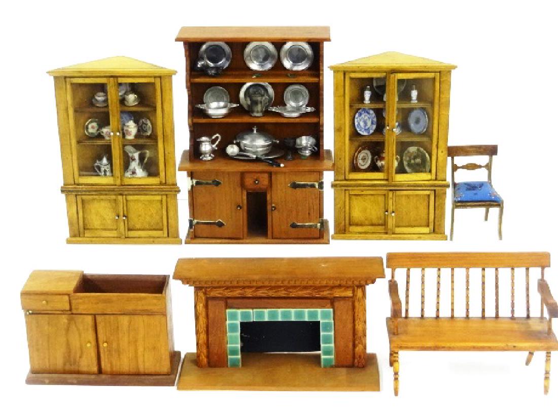 Group of Vintage Unsigned Dollhouse Furniture (1 of 1)