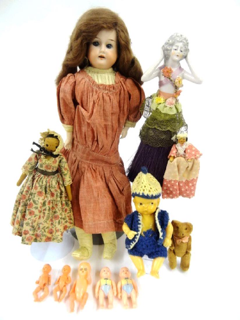 Large Group of Small Vintage Dolls Miniatures (1 of 1)