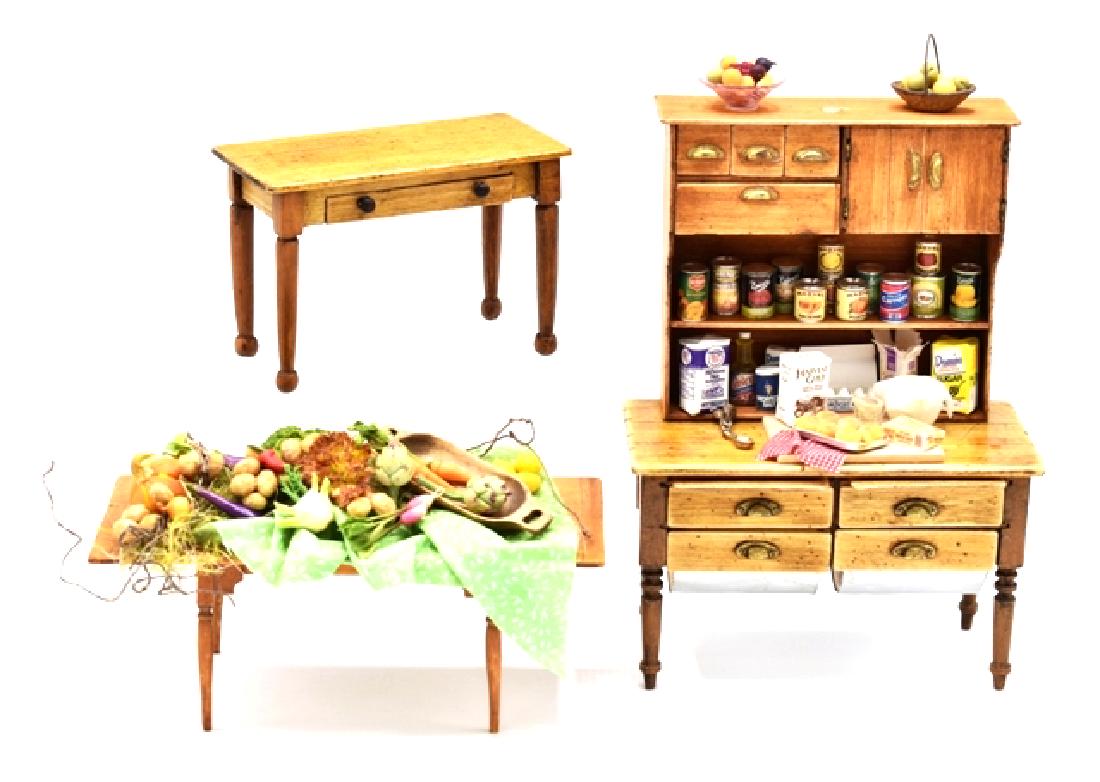 Ken Byers Dollhouse Country Kitchen Furniture