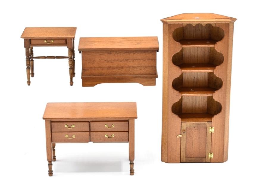 Oldham Studios Dollhouse Country Furniture Miniatures (1 of 2)