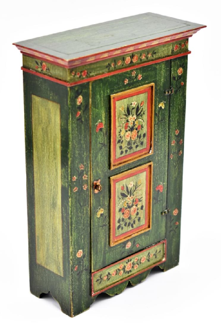 Ruth Polleck Painted Dollhouse Cupboard Miniature (1 of 4)