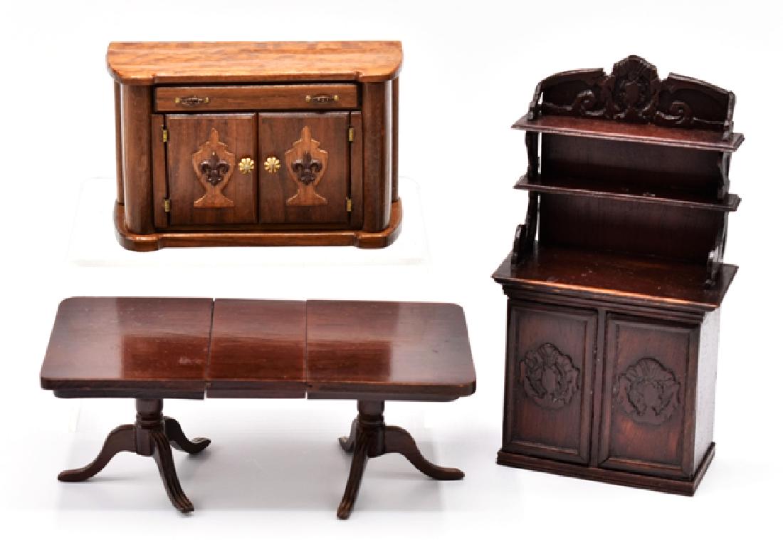 Spink & King Dollhouse Dining Room Furniture Miniatures (1 of 2)