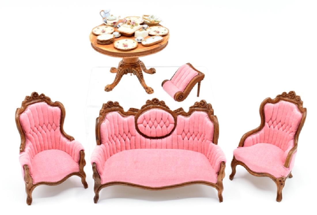 Leonetta Dollhouse Parlor Furniture Miniatures (1 of 1)