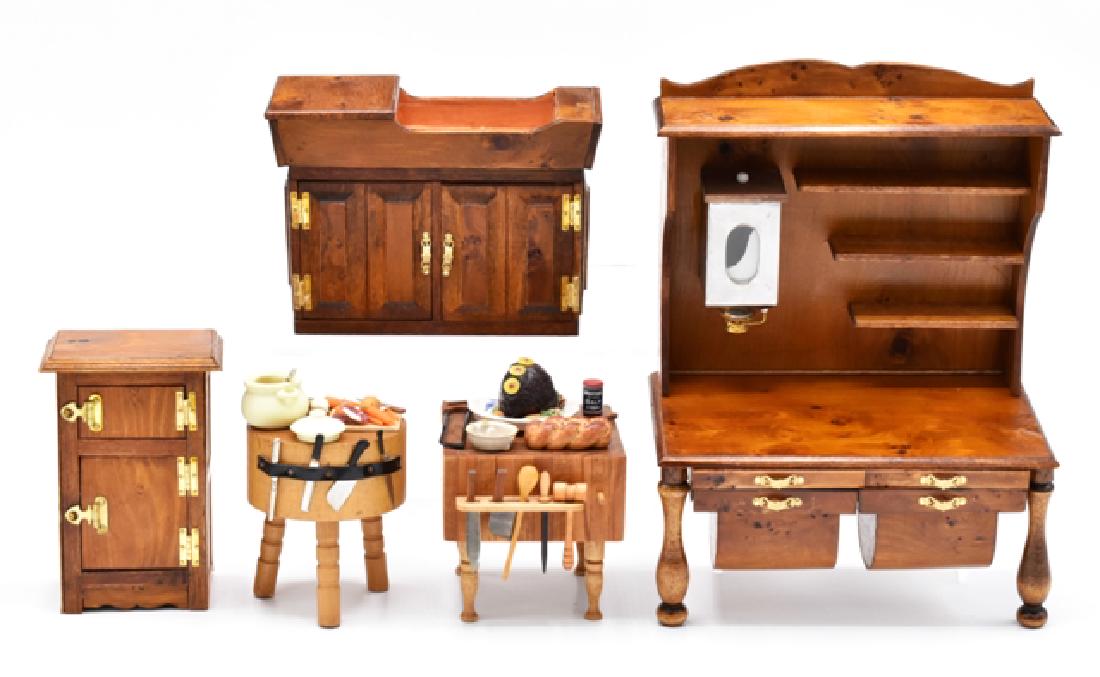 Frank Preene Dollhouse Kitchen Furniture Miniatures (1 of 2)