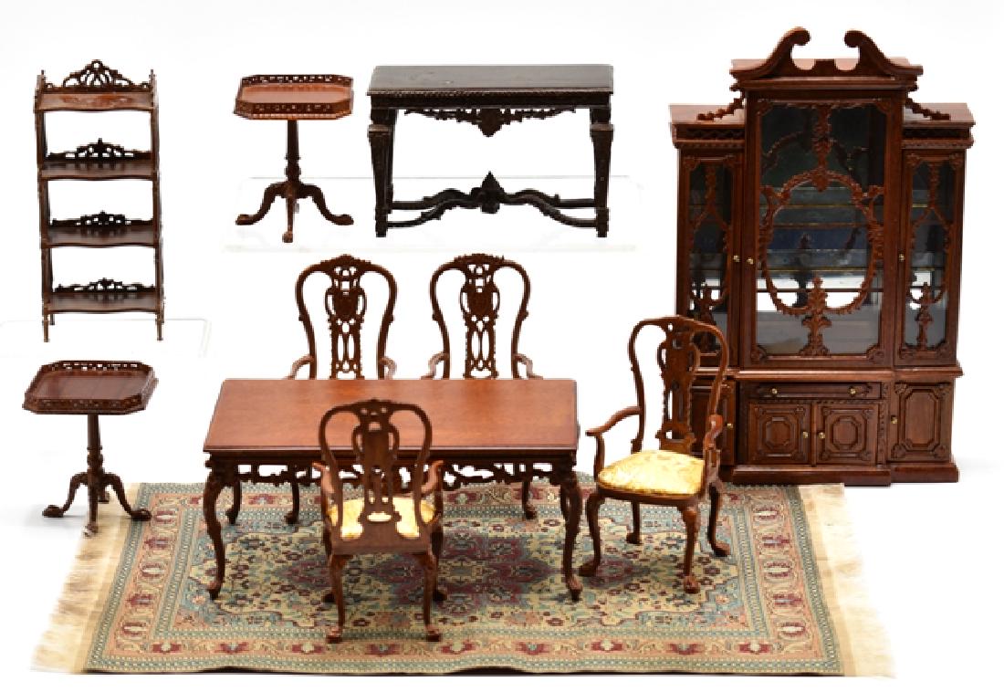 Bespaq Dollhouse Dining Room Furniture Miniatures (1 of 1)