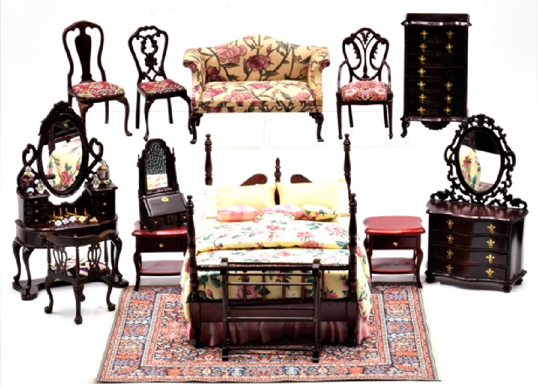 Bespaq Dollhouse Bedroom Furniture Miniatures (1 of 1)