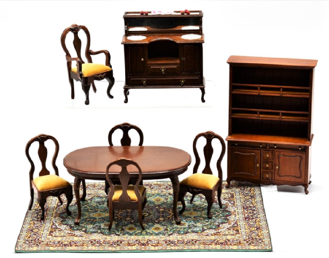 Bespaq Dollhouse Dining Room Furniture Miniatures (1 of 1)