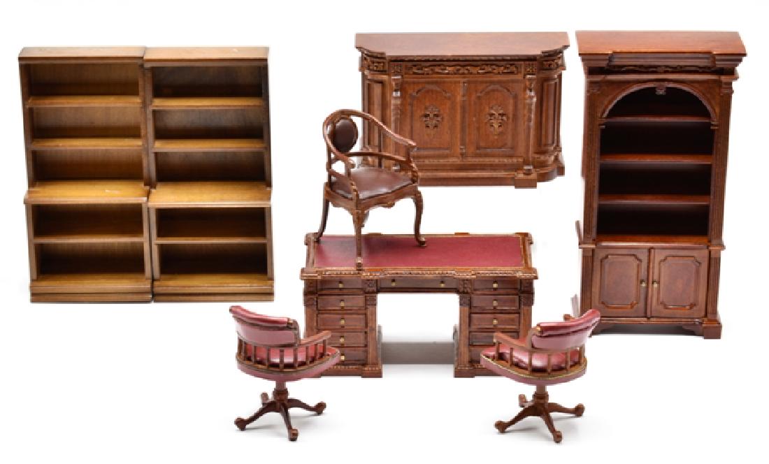 Bespaq Dollhouse Study Furniture Miniatures
