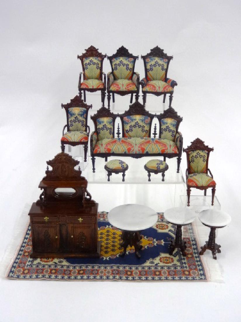 Dollhouse Commercial Parlor Furniture Miniatures (1 of 1)