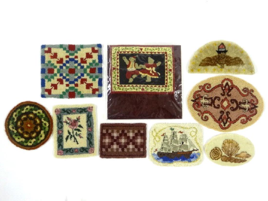 Embroidered & Petit Point Artisan Rugs Miniatures (1 of 1)