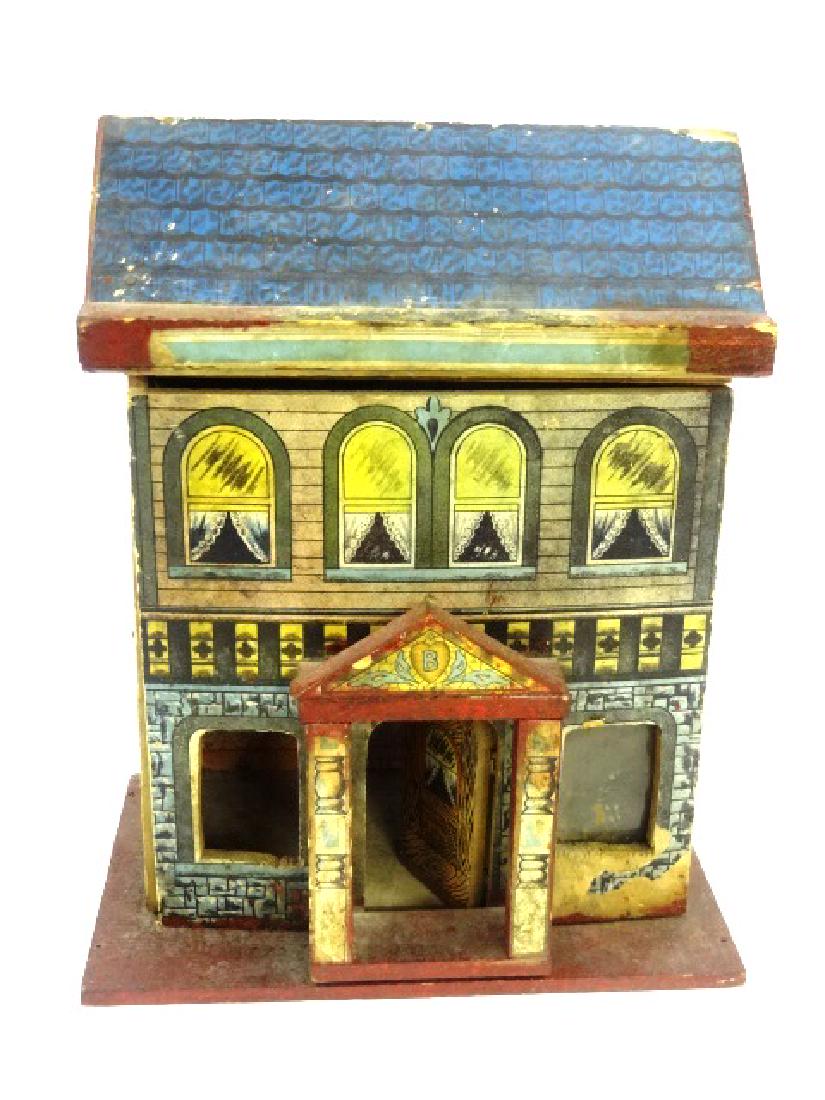 Antique Bliss Blue Roof Dollhouse (1 of 3)