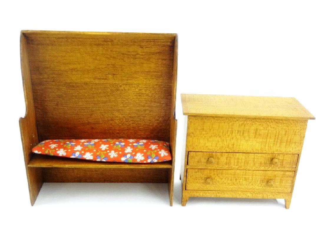 Hoffman Chest & Miller Bench Dollhouse Miniatures (1 of 2)