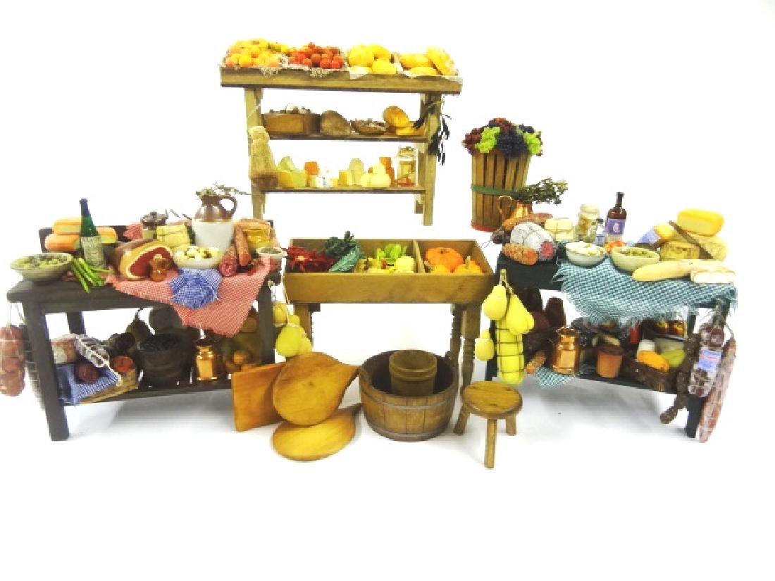 Dollhouse Farmer's Market Food Displays & Accessories (1 of 4)