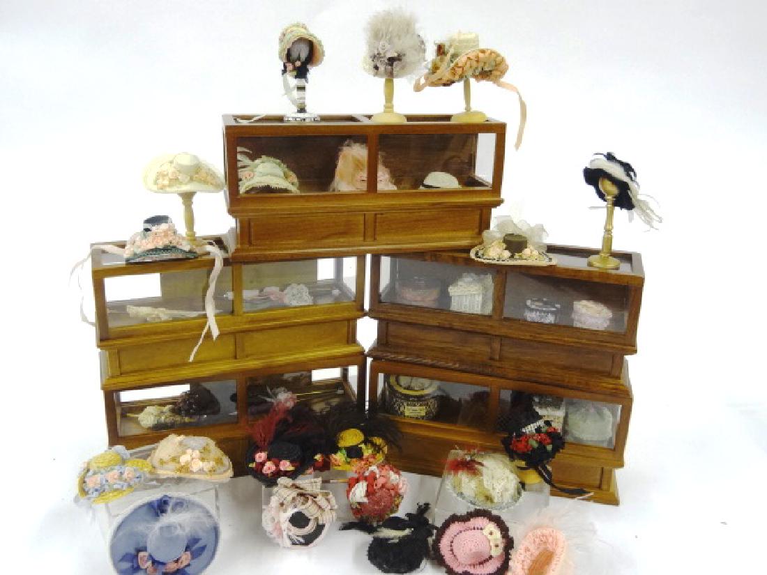 Dollhouse Hat Store Displays & Hats Miniatures (1 of 6)