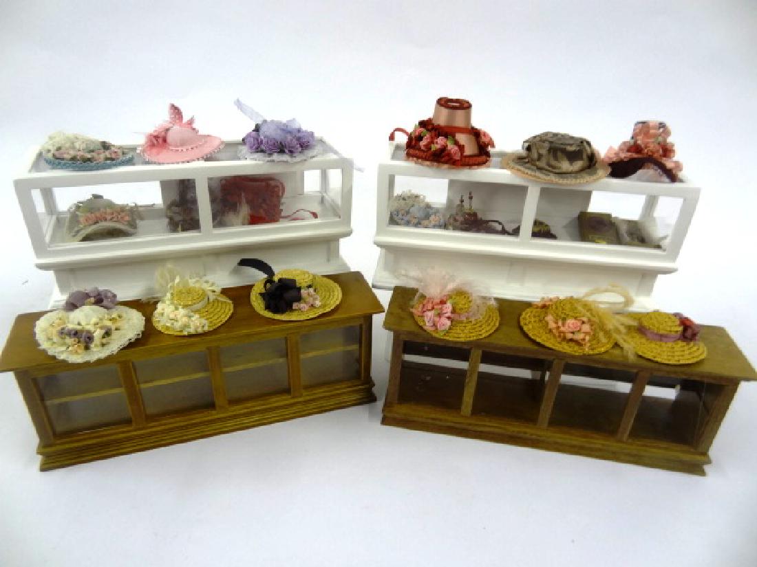 Dollhouse Hat Store Displays & Hats Miniatures (1 of 3)