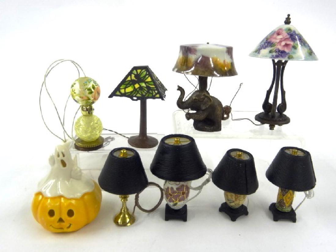 Niglo & Others Dollhouse Table Lamps Miniatures (1 of 1)