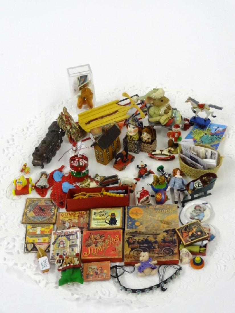 Large Lot of Dollhouse Miniature Toys Miniatures (1 of 3)