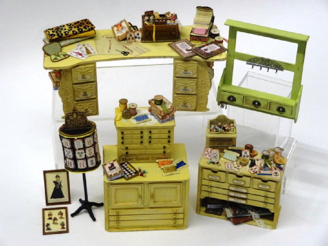Lisa Engler Dollhouse Sewing Supply Fixtures Miniatures (1 of 1)