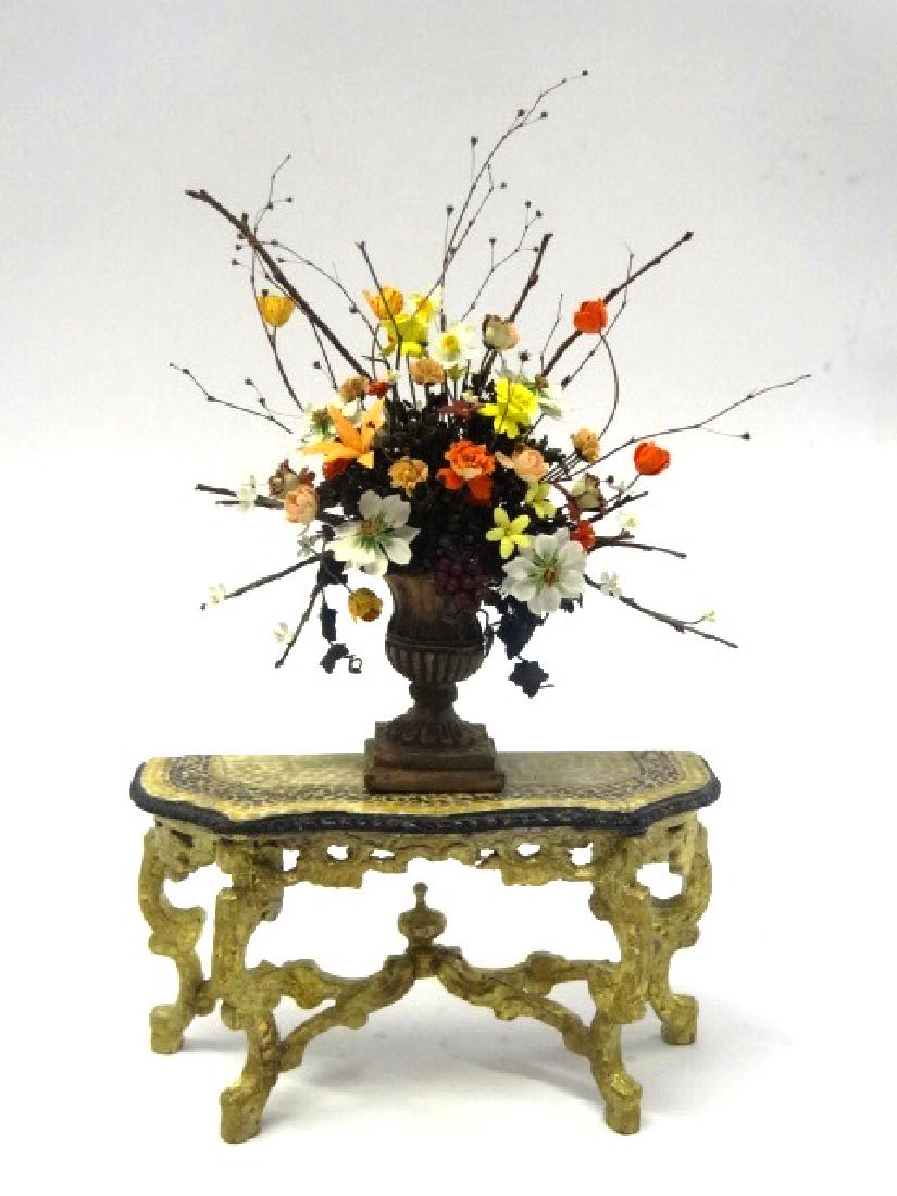 Moran Dollhouse Table & Finkelstein Flower Arrangement (1 of 1)