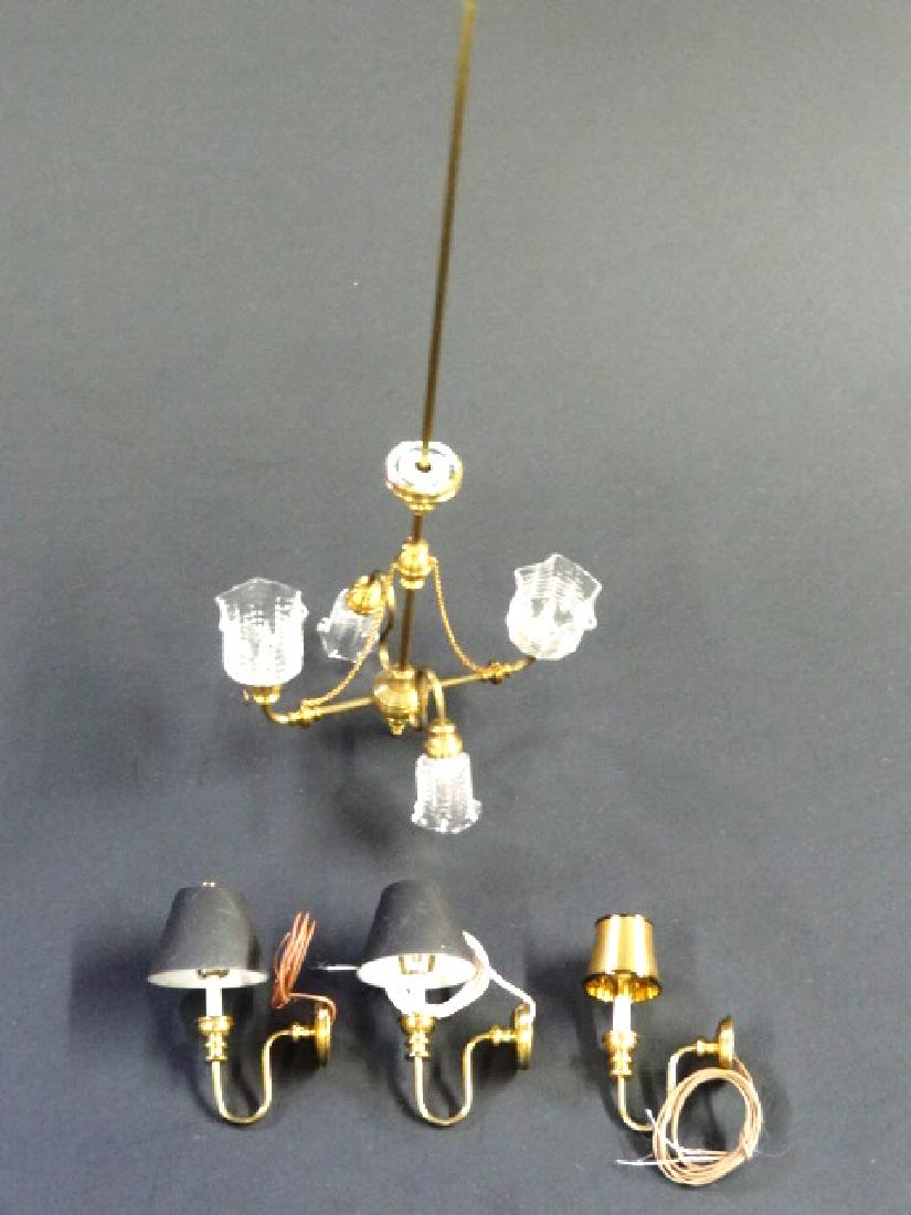 Scott's Lighting Dollhouse Chandelier & Sconces (1 of 2)