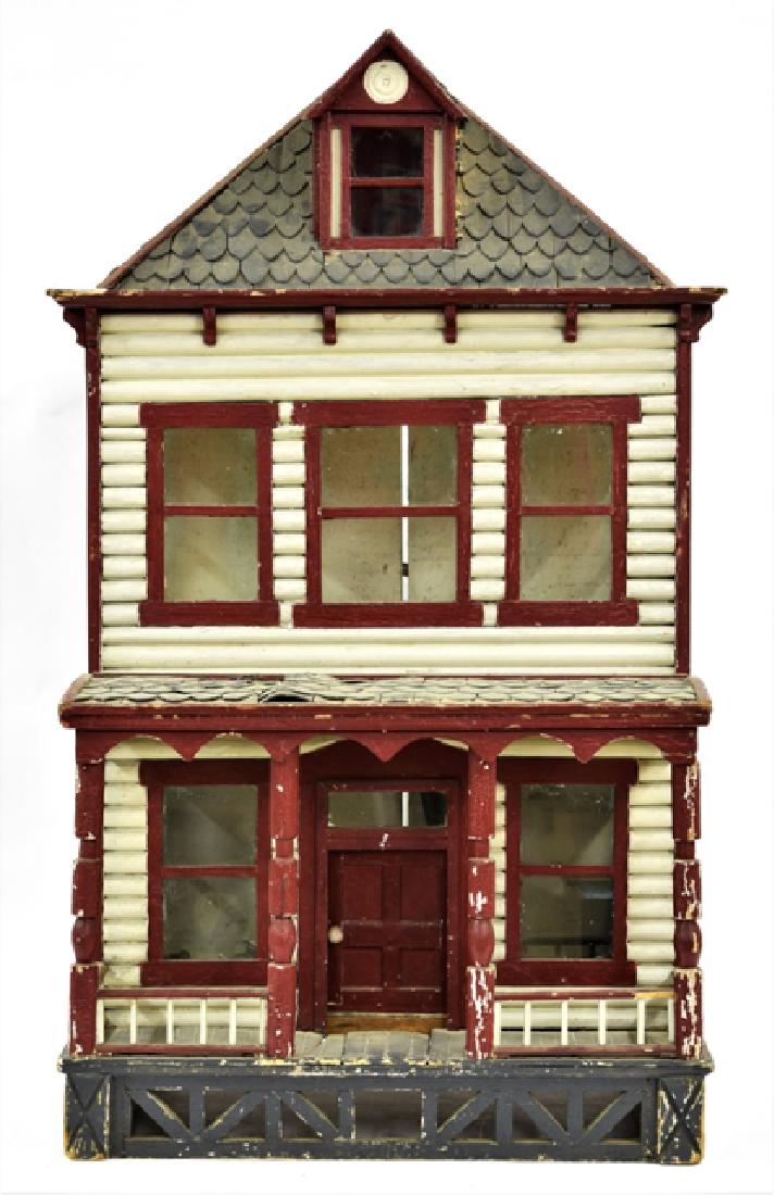 Antique Folk Art Crate Dollhouse (1 of 5)