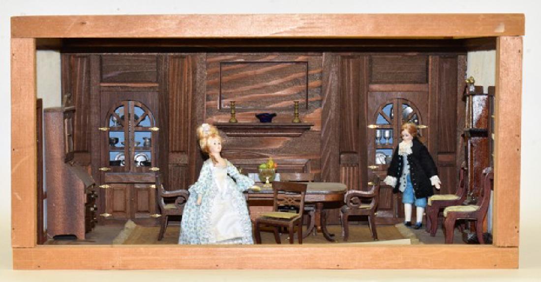 Colonial Dining Room  Box Dollhouse (1 of 2)