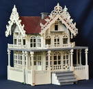 Antique Victorian Fretwork Dollhouse