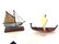 Four Dollhouse Ship Models Miniatures - 2