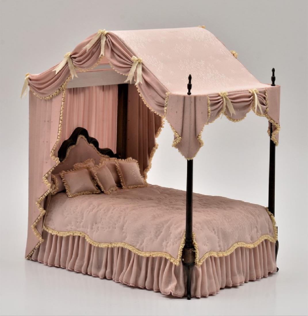 dollhouse canopy bed