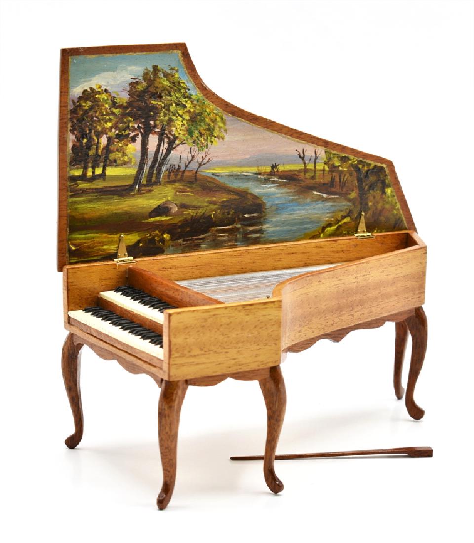 Ralph Partelow Dollhouse Harpsichord Miniature Apr 20, 2019 Ron