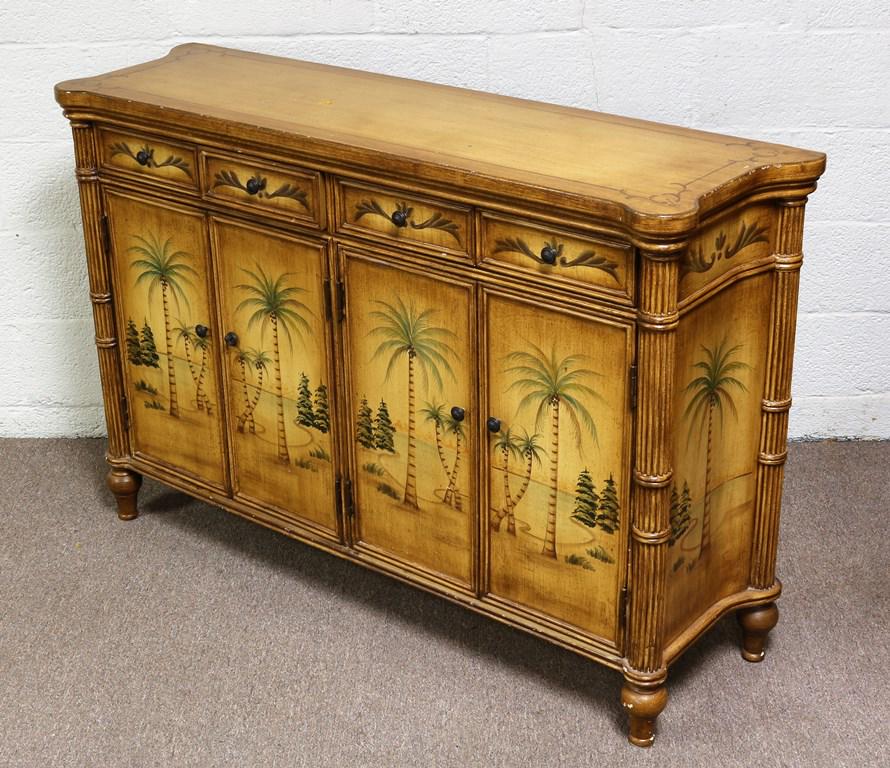 Painted Credenza: Painted Credenza Recent 35" T , 55" W, 16" D