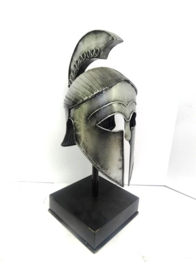 Contemporary Knight Mask: Contemporary Knight Mask Laoshixuas, arts and Crafts # 42486 tin with some panting 24"