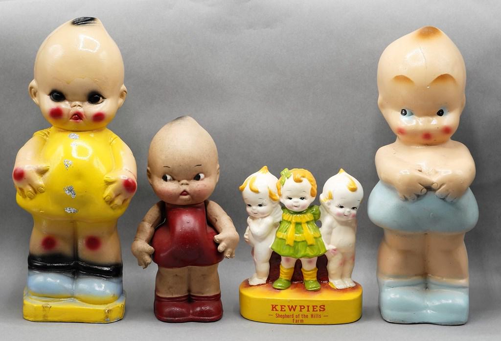 Four Vintage Kewpie Coin Banks (1 of 2)